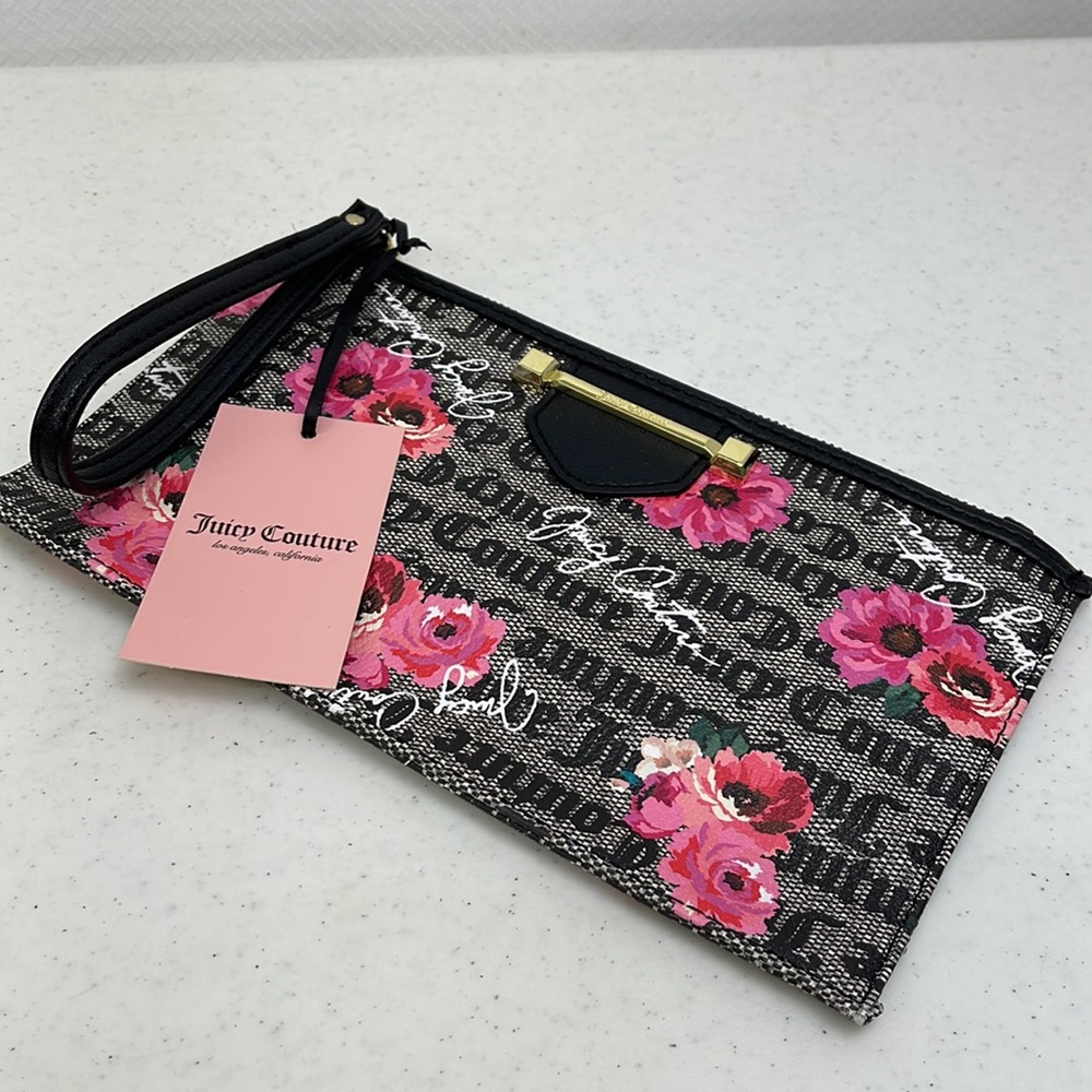 Juicy Couture Pink Bloom Wristlet